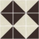 Mexican Ceramic Frost Proof Tiles  White and Brown